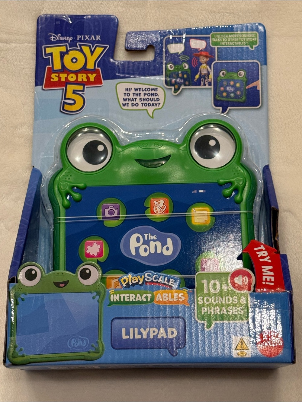 Toy Story 5 Lilypad Leapfrog Green & Blue Lilypad Interactive Frog pond Toy NEW